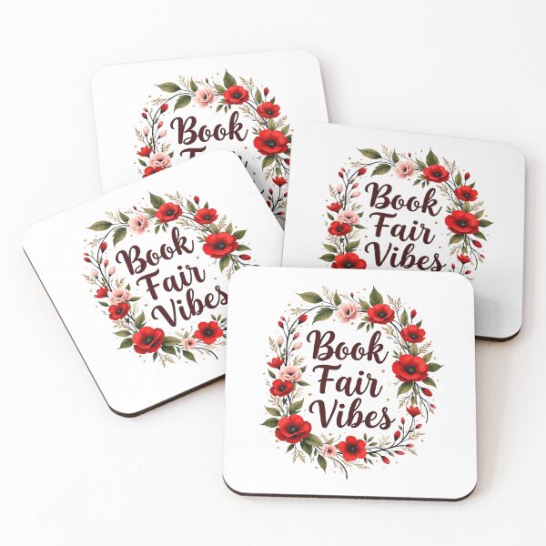 Item preview, Book Fair Vibes – Floral Calligraphy Design designed and sold by MaciejRudzinsky.