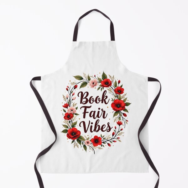 Item preview, Book Fair Vibes – Floral Calligraphy Design designed and sold by MaciejRudzinsky.
