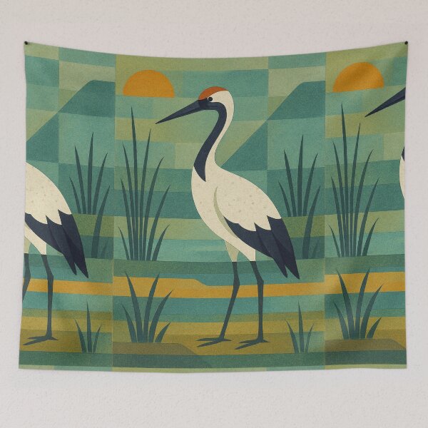 Item preview, Crane - a Geometric illustration. designed and sold by GalleryKauffeld.