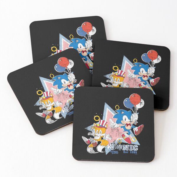 Item preview, Sonic The Hedgehog Americana Sonic Tails Celebration designed and sold by cutezodiac.