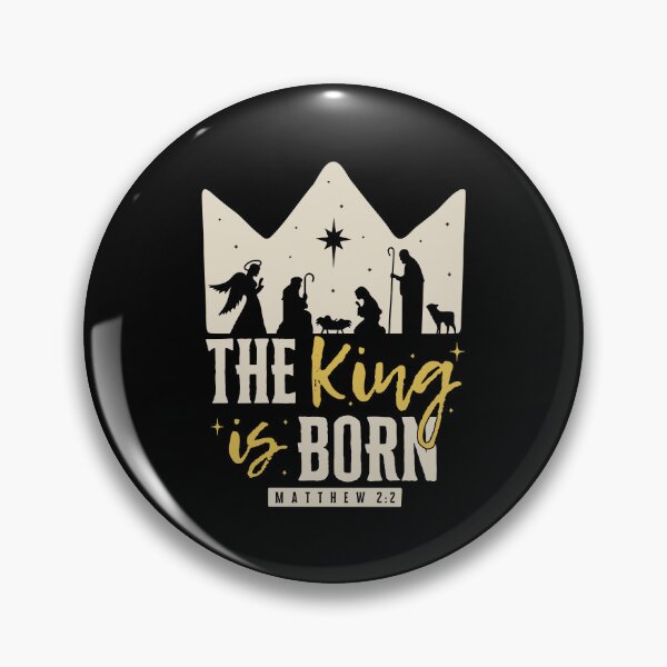 Item preview, The King Is Born Nativity Scene Artwork designed and sold by RDGNR.