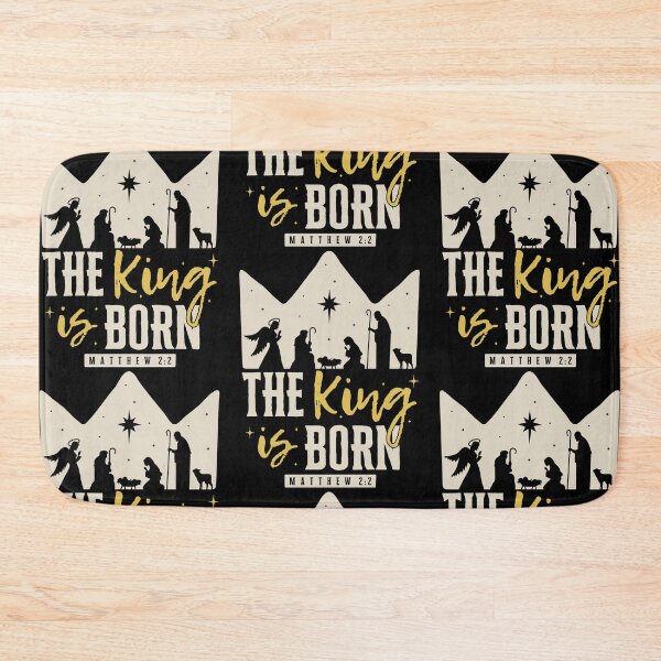 Item preview, The King Is Born Nativity Scene Artwork designed and sold by RDGNR.