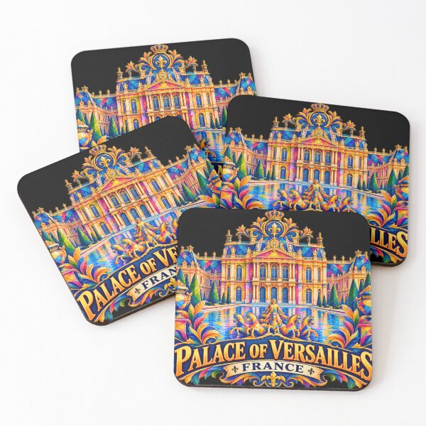 Item preview, ✅ Palace of Versailles France: Colorful Geometric Art | Apollo Fountain Design for Europe Lovers designed and sold by Geometric Art..