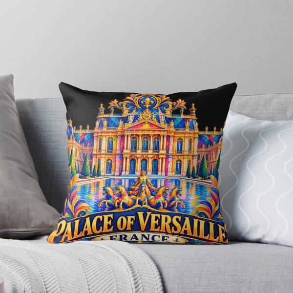 Item preview, ✅ Palace of Versailles France: Colorful Geometric Art | Apollo Fountain Design for Europe Lovers designed and sold by Geometric Art..