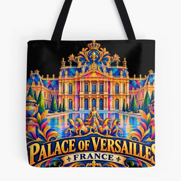 Item preview, ✅ Palace of Versailles France: Colorful Geometric Art | Apollo Fountain Design for Europe Lovers designed and sold by Geometric Art..