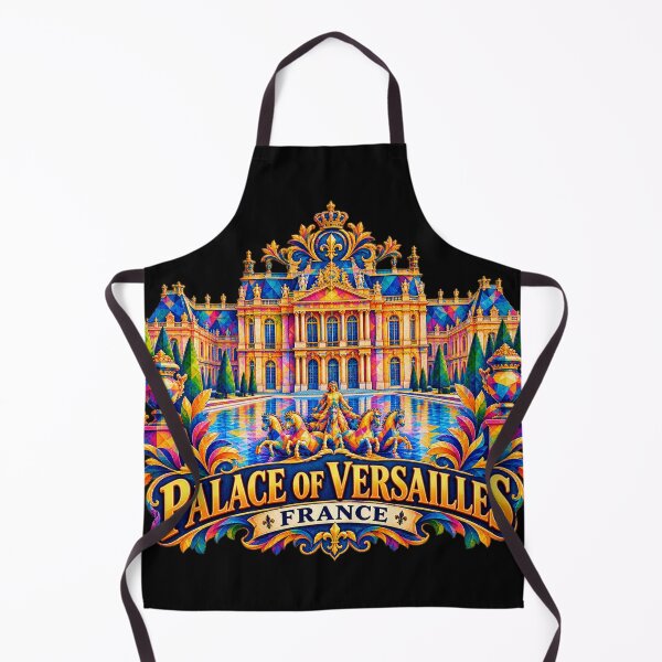 Item preview, ✅ Palace of Versailles France: Colorful Geometric Art | Apollo Fountain Design for Europe Lovers designed and sold by Geometric Art..