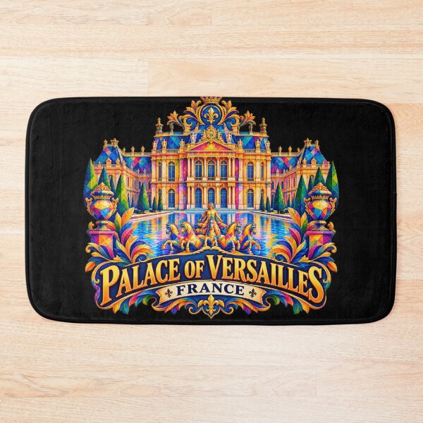 Item preview, ✅ Palace of Versailles France: Colorful Geometric Art | Apollo Fountain Design for Europe Lovers designed and sold by Geometric Art..