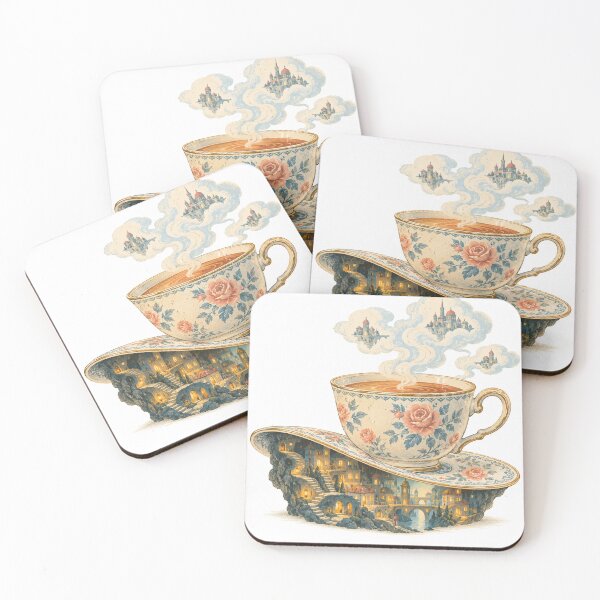 Item preview, A City Beneath the Morning Tea designed and sold by DrizzyV.