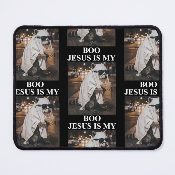 Item preview, Jesus Is My Boo Raccoon Costume designed and sold by RDGNR.