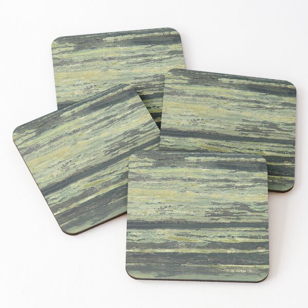 Item preview, Northern Waters - Abstract Textured Ocean Landscape designed and sold by Atlas-of-Worlds.
