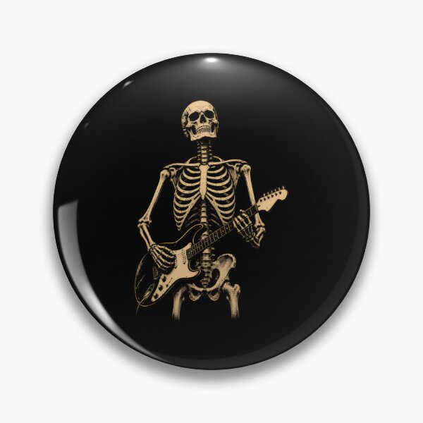 Item preview, Skeleton playing guitar designed and sold by Demodomodo.