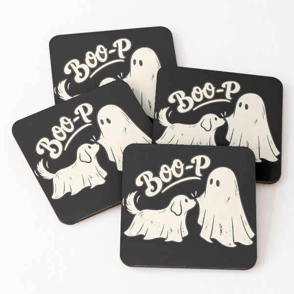Item preview, Boo-P Ghost Dog – Cute Vintage Halloween Boop Design designed and sold by will freed18.