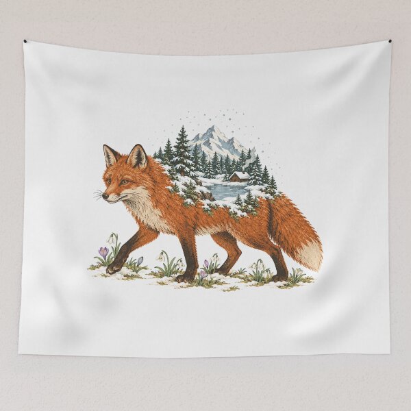 Item preview, The Fox Who Carried Winter designed and sold by DrizzyV.