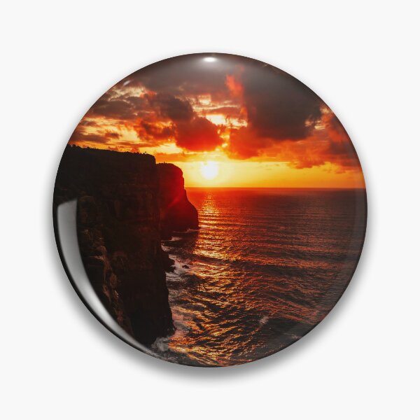 Item preview, Cliffside Ocean Sunset designed and sold by Exodoi.