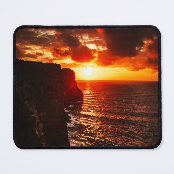 Item preview, Cliffside Ocean Sunset designed and sold by Exodoi.
