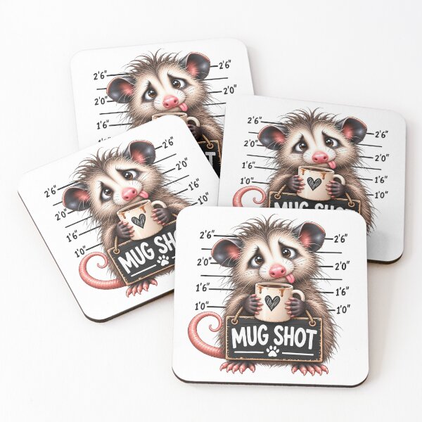 Item preview, Mug Shot Coffee Possum designed and sold by J-CCreations.