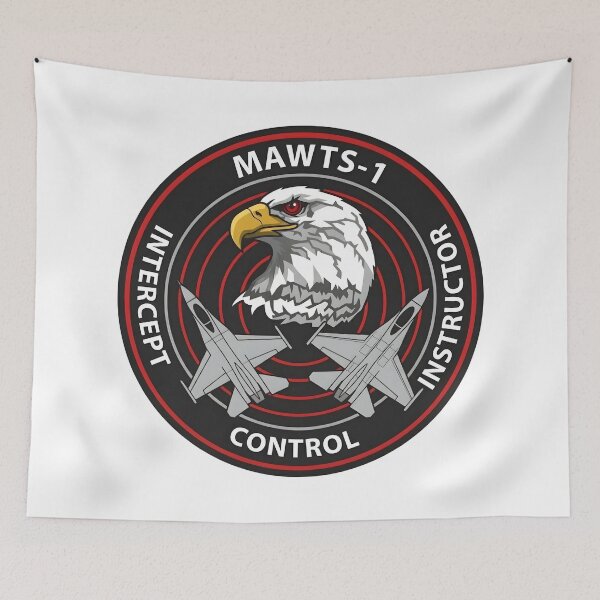 Item preview, USMC MAWTS-1 Intercept Control Instructor Military Patch Insignia designed and sold by CharlieDesings.
