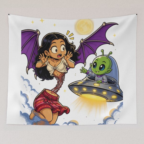 Item preview, Manananggal and Alien designed and sold by bubblevixen.