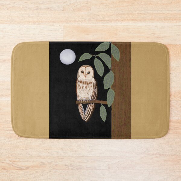 Item preview, Owl Perched Under Moonlight designed and sold by Elaine M Hayward .