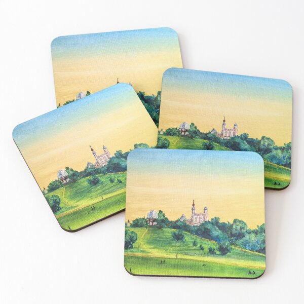 Item preview, Greenwich observatory in sunlight, London painting designed and sold by Art-By-Rosalind.