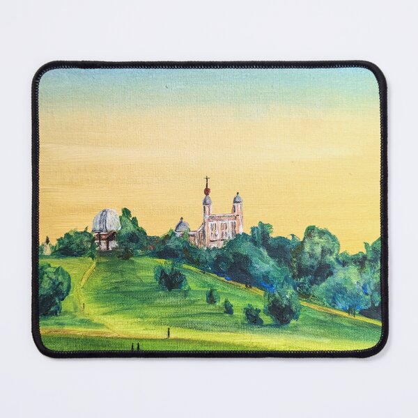 Item preview, Greenwich observatory in sunlight, London painting designed and sold by Art-By-Rosalind.