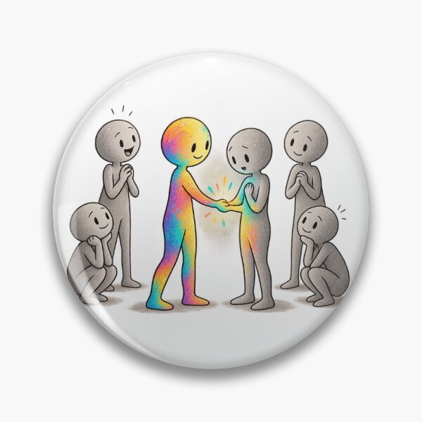 Item preview, Colorful Connection and Emotional Support designed and sold by Qenlo.