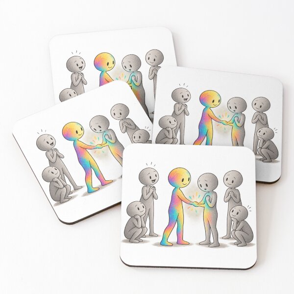 Item preview, Colorful Connection and Emotional Support designed and sold by Qenlo.
