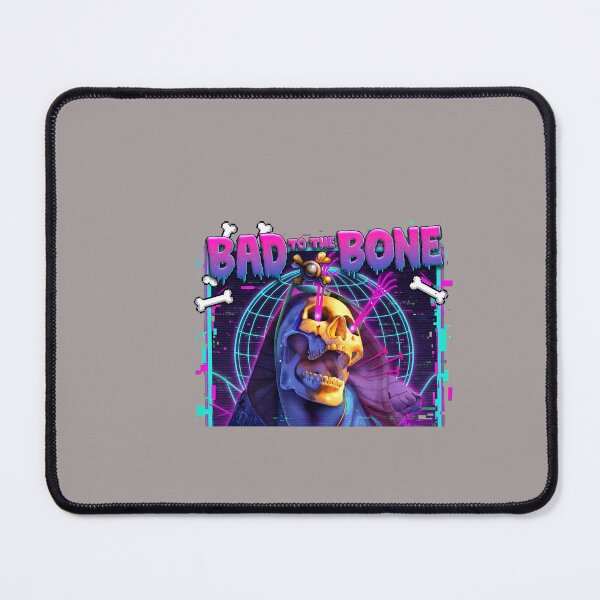 Item preview, BAD TO THE BONE Synthwave Skull Laser Eyes-62 designed and sold by GregorSchulerd.