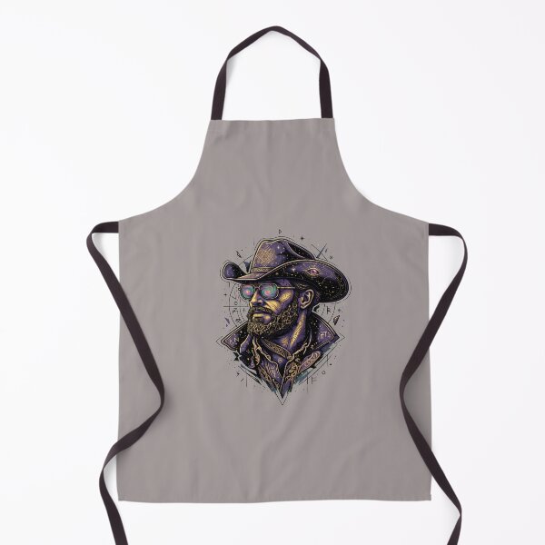 Item preview, Badass Cowboy Beanie Face Stencil-73 designed and sold by GregorSchulerd.