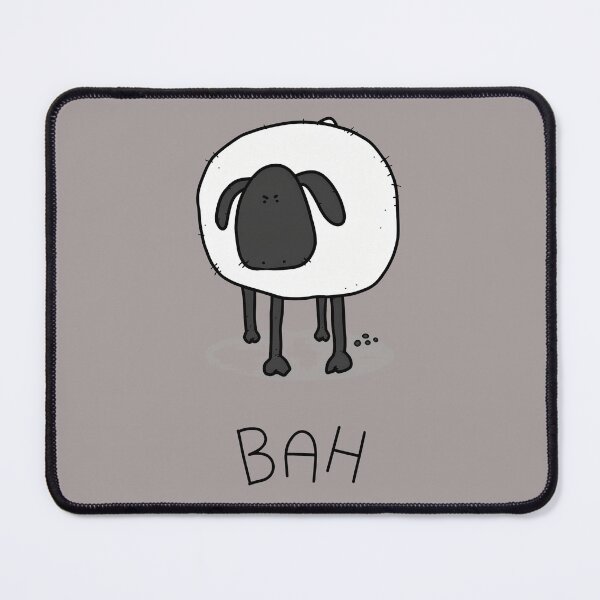 Item preview, BAH Funny Cartoon Sheep Cute Animal Graphic-42 designed and sold by GregorSchulerd.