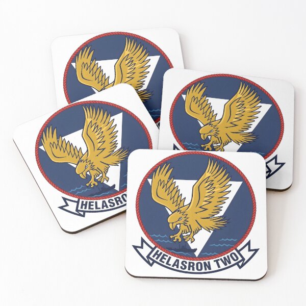 Item preview, US Navy HELASRON TWO Helicopter Anti-Submarine Squadron Patch designed and sold by CharlieDesings.