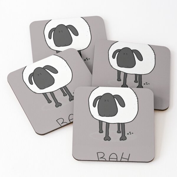Item preview, BAH Funny Cartoon Sheep Cute Animal Graphic-42 designed and sold by GregorSchulerd.