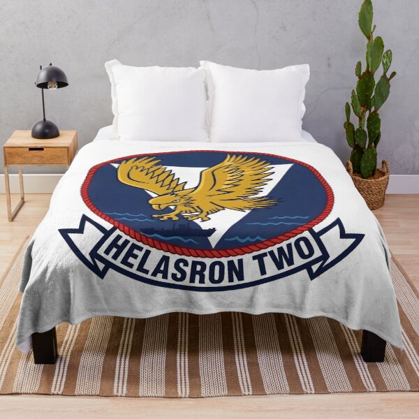 Item preview, US Navy HELASRON TWO Helicopter Anti-Submarine Squadron Patch designed and sold by CharlieDesings.