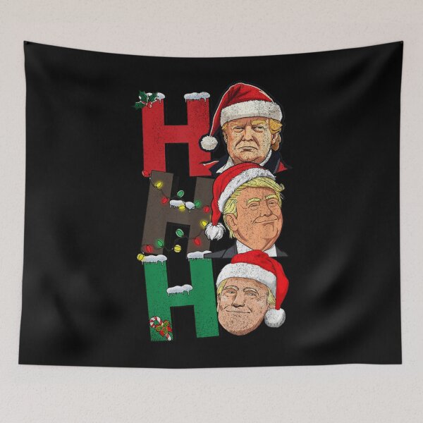 Item preview, Merry Christmas Ho Ho Ho Trump Santa Light Christmas  designed and sold by saintfranco.