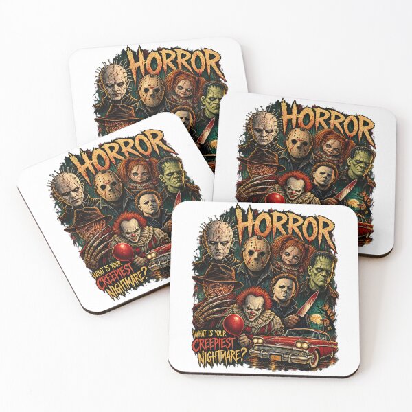 Item preview, Horror Movie Villains Squad Creepiest Nightmare Art designed and sold by DesignArtist.ia.