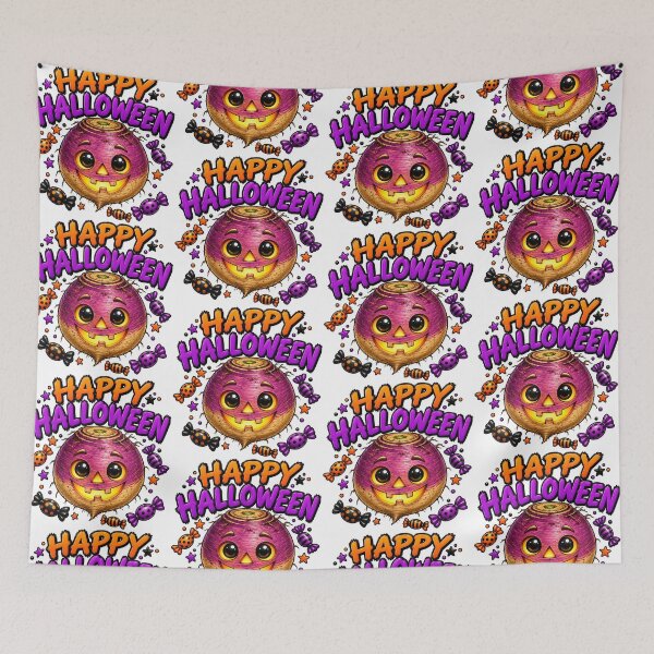 Item preview, Happy Halloween Scottish Neep – Cute Halloween Turnip designed and sold by SMalcolmDesigns.