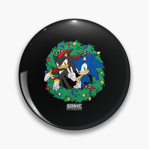 Item preview, Sonic The Hedgehog Christmas Shadow Sonic Wreath designed and sold by cutezodiac.