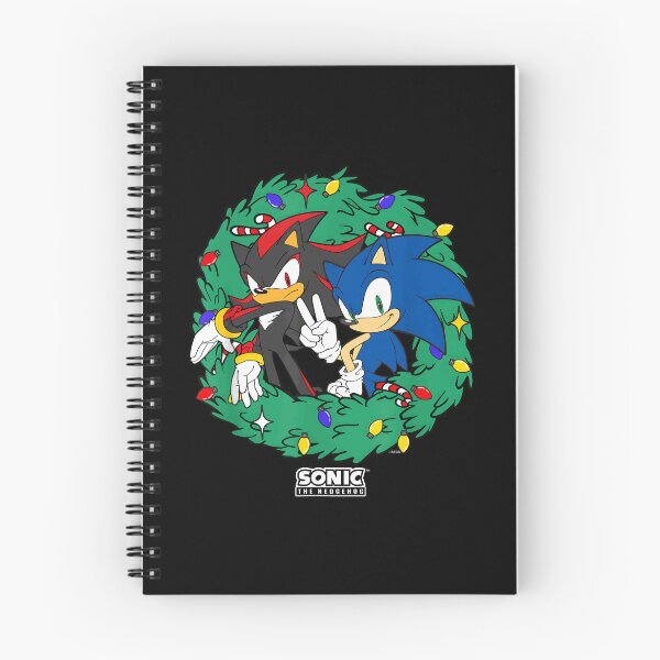 Item preview, Sonic The Hedgehog Christmas Shadow Sonic Wreath designed and sold by cutezodiac.