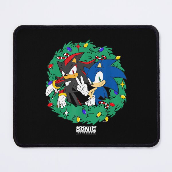Item preview, Sonic The Hedgehog Christmas Shadow Sonic Wreath designed and sold by cutezodiac.