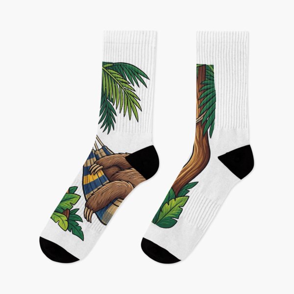 Item preview, Sleepy sloth in a hammock designed and sold by DVerse Studio.