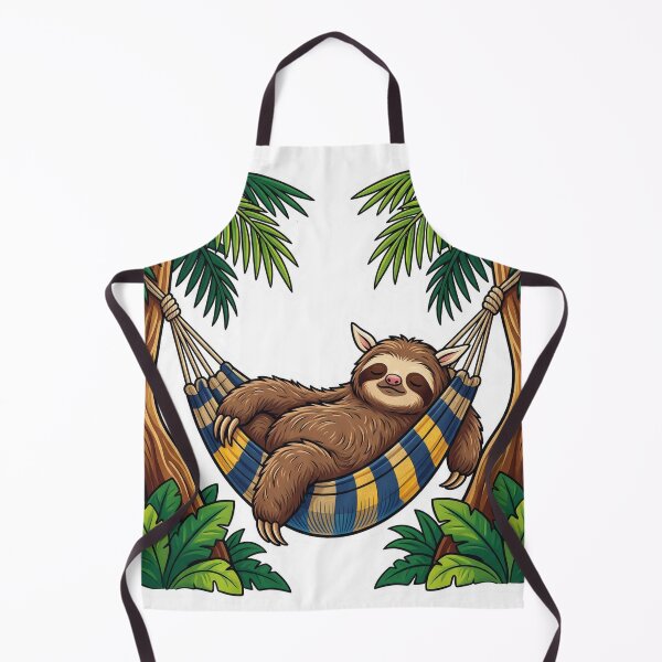 Item preview, Sleepy sloth in a hammock designed and sold by DVerse Studio.
