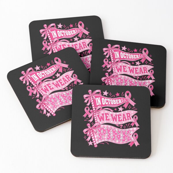Item preview, In October We Wear Pink Banner designed and sold by RDGNR.