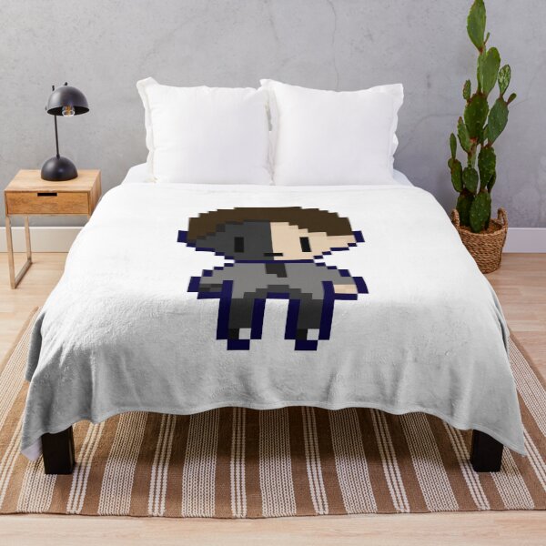Item preview, Pixel Art Hooded Character – Retro 8-Bit Masked Boy designed and sold by Ruuper4all.