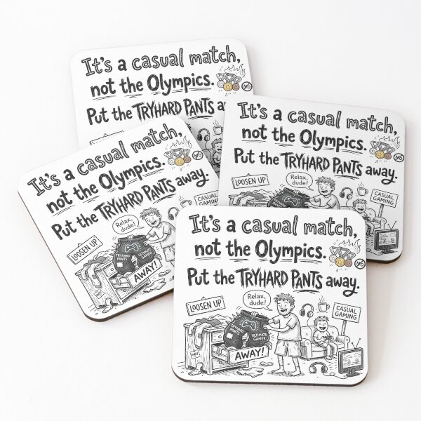 Item preview, It’s a casual match, not the Olympics. Put the tryhard pants away designed and sold by jrzvibe.