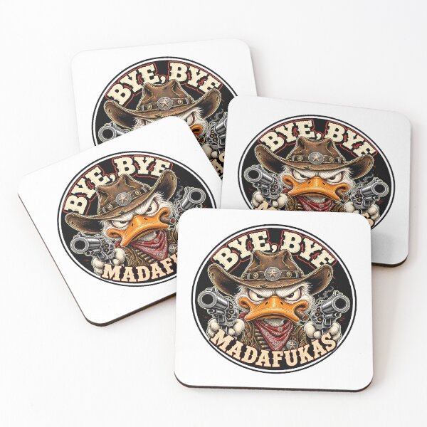 Item preview, Bye Bye Cowboy Duck Wild West Outlaw Humor designed and sold by Wilcox PhotoArt.