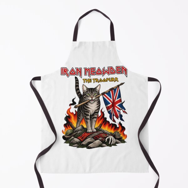 Item preview, Iron Meowden The Traapurr - Funny Cat Superhero Design designed and sold by Denihw.