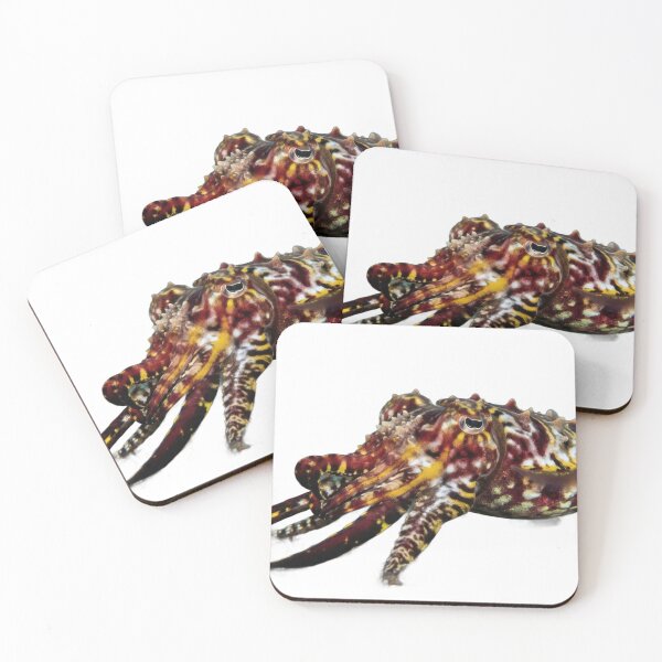 Item preview, Flamboyant Cuttlefish – Vivid Reef Portrait designed and sold by Helt-enkelt.