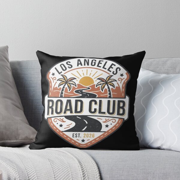 Artikelvorschau, Los Angeles Road Club Retro California Highway Badge Art entworfen und verkauft von mood-draftsman.