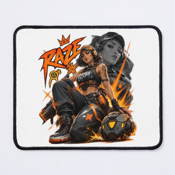 Item preview, Valorant Raze Graffiti Explosion Art - BOOM Duelist Inspired Gaming Poster Design designed and sold by Denihw.