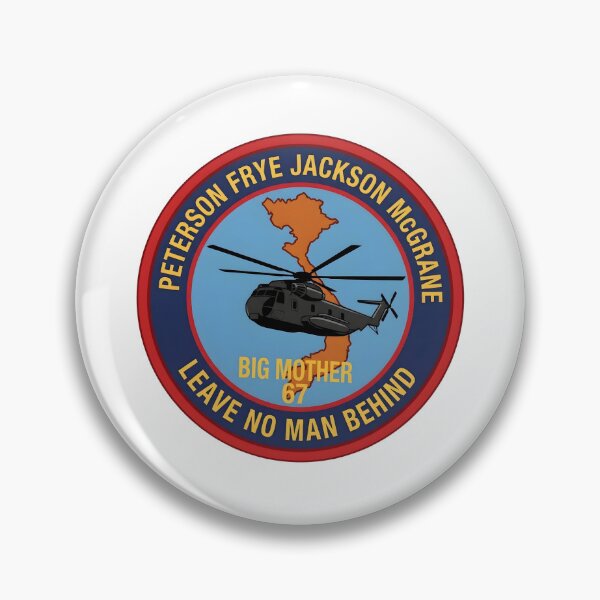Item preview, US Navy Big Mother 67 Vietnam War Combat Search and Rescue Memorial Patch designed and sold by CharlieDesings.